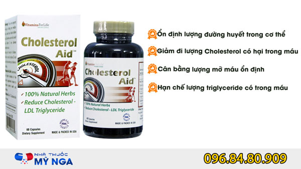 Công dụng của Cholesterol Aid