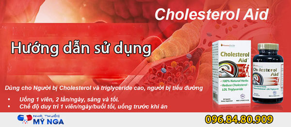 Hướng dẫn sử dụng Cholesterol Aid