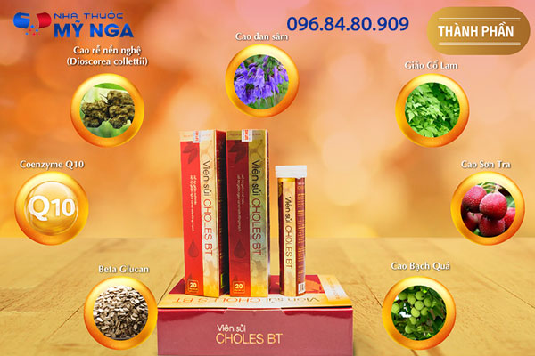 Thành phần của Choles BT