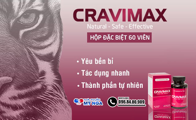 Sản phẩm Cravimax chính hãng