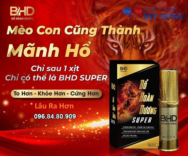 giới thiệu xịt bổ hoàn dương super