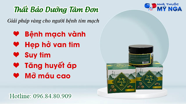 công dụng thất bảo dưỡng tâm đơn