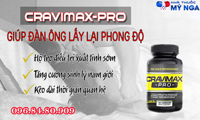 công dụng cravimax pro