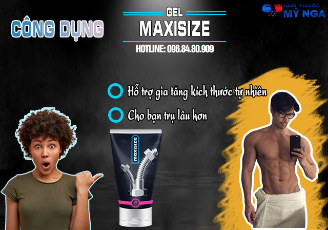 công dụng của gel maxisize