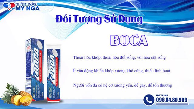 Đối tượng sử dụng sản phẩm viên sủi Boca