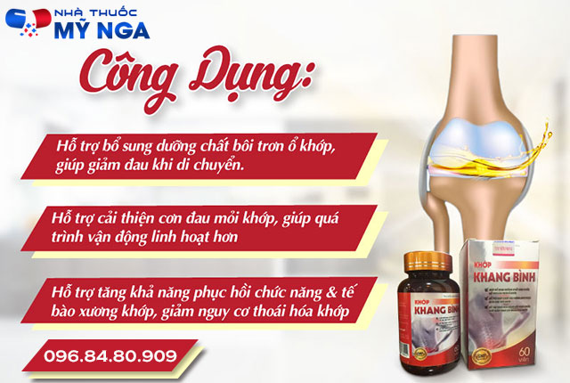 công dụng sản phẩm khớp khang bình