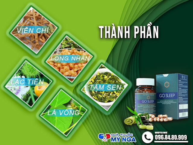 Thành phần của sản phẩm Go Sleep