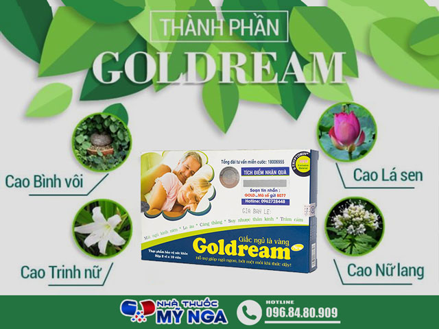 Thành phần của sản phẩm Goldream