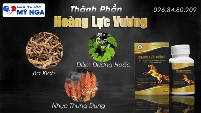 thành phần có trong hoàng lực vương