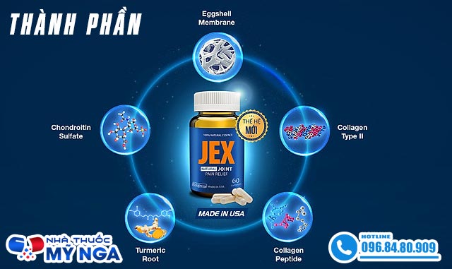 Thành phần của sản phẩm Jex