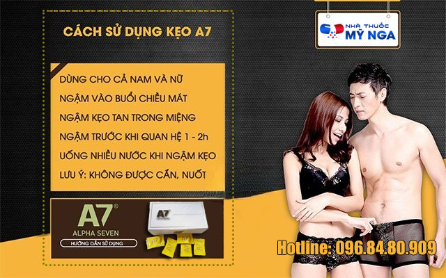 hướng dẫn sử dụng kẹo sâm a7