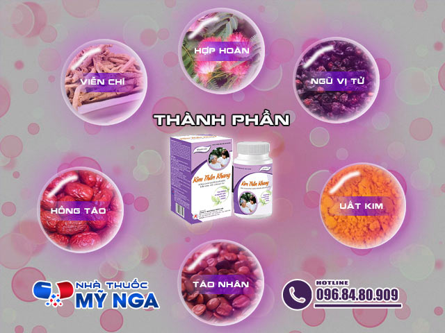 Thành phần của sản phẩm Kim Thần Khang