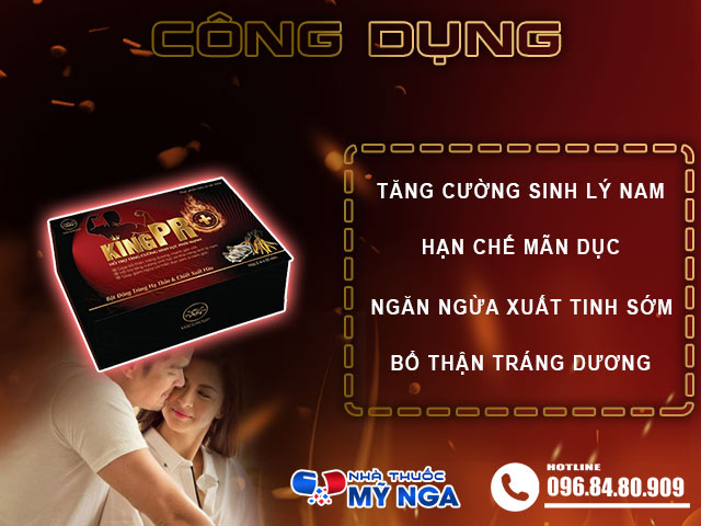 Công dụng của sản phẩm King Pro