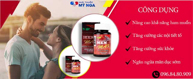 Công dụng Men Max