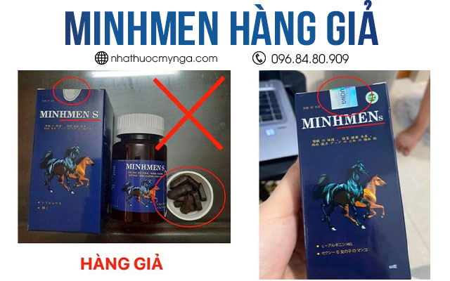 phân biệt minhmen thật giả