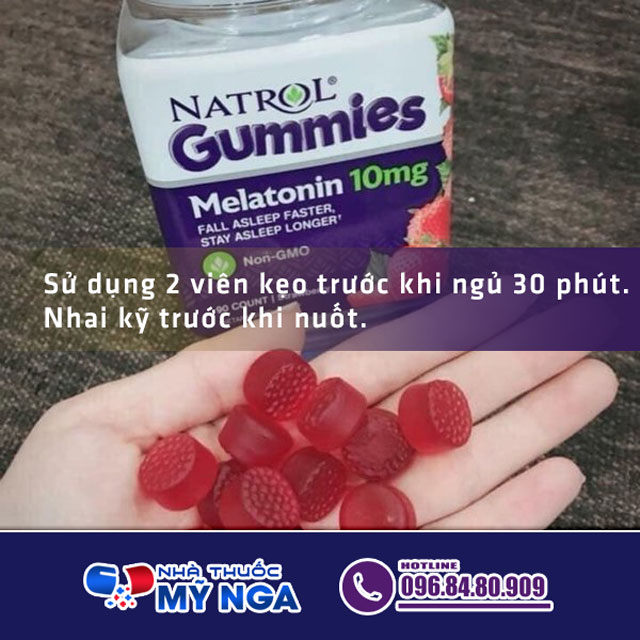 Hướng dẫn sử dụng Natrol Gummies