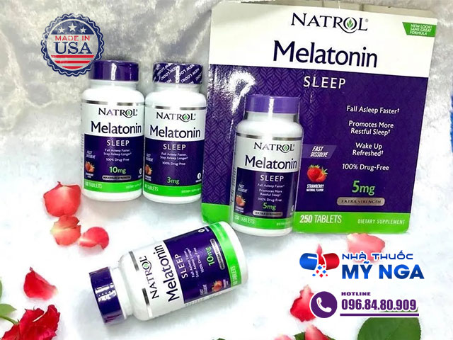 sản phẩm Natrol Melatonin chính hãng