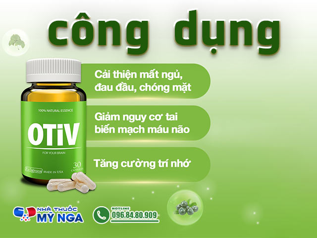 Công dụng của sản phẩm OTiV