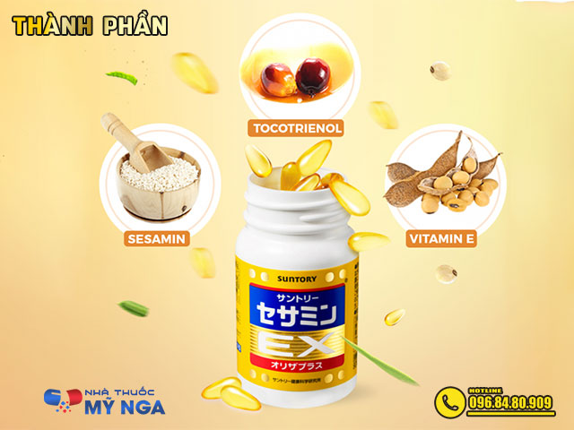 Thành phần sản phẩm Sesamin EX