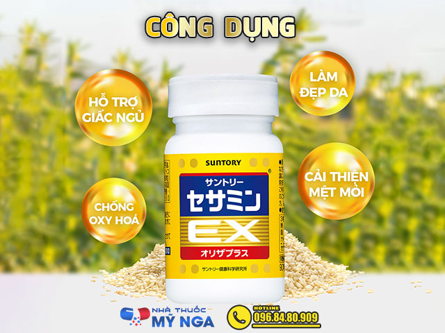 Công dụng của sản phẩm Sesamin EX