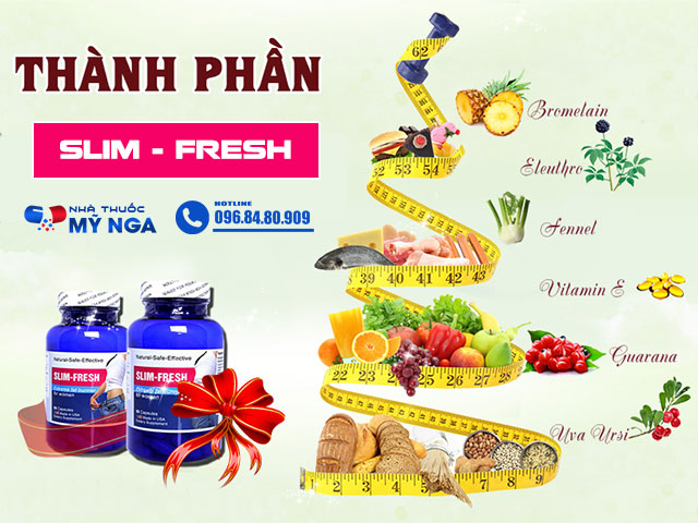 Thành phần của sản phẩm Slim Fresh