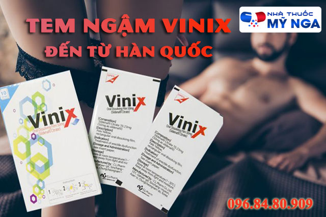 giới thiệu sản phẩm tem ngậm vinix