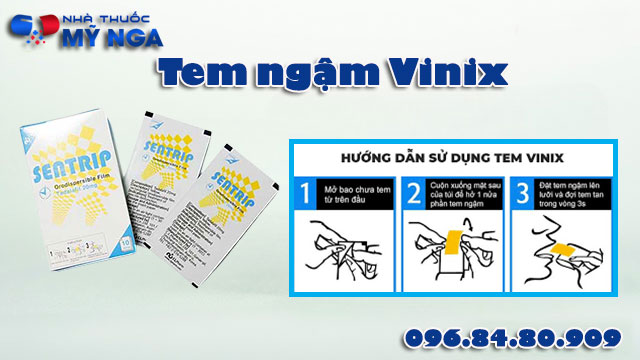 hướng dẫn sử dụng tem ngậm vinix