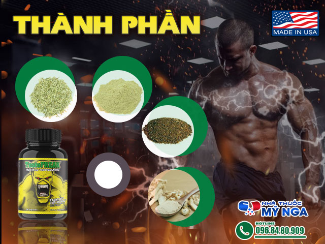 Thành phần của sản phẩm Testofreak