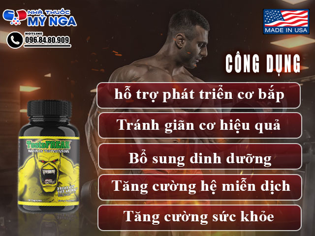 Công dụng của sản phẩm Testofreak