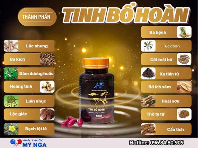 Thành phần Tinh Bổ Hoàn
