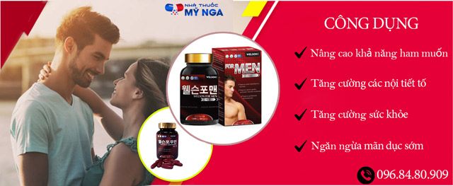 công dụng welson for men