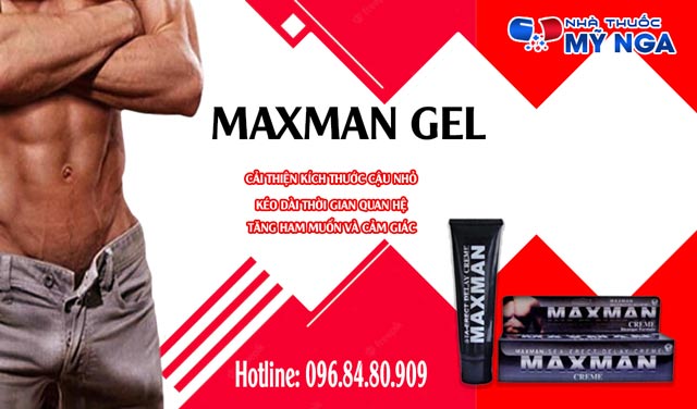 Công dụng của MaxMan Gel