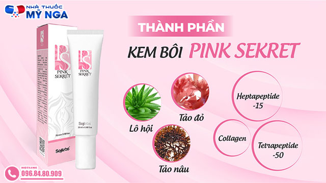 Thành phần của sản phẩm Pink Sekret