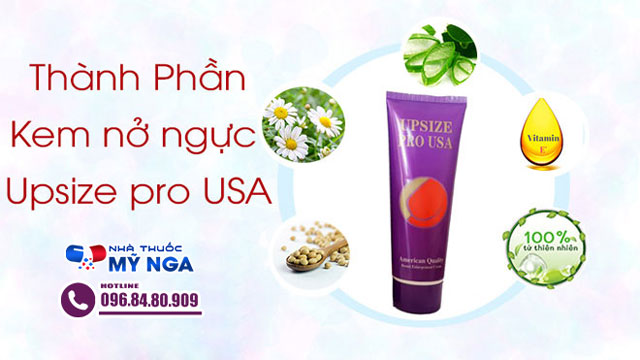 Thành phần của sản phẩm Upsize Pro Usa