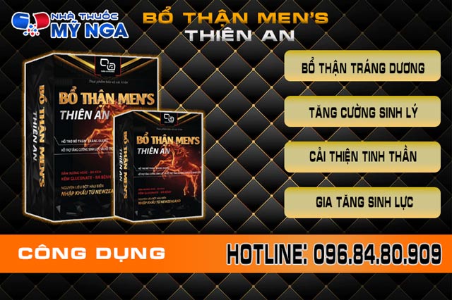 Công dụng của sản phẩm Bổ Thận Men's Thiên An