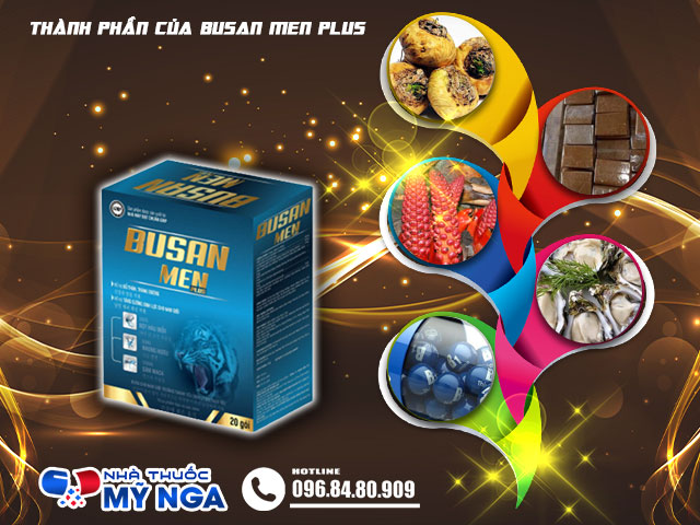 Thành phần của sản phẩm Busan Men Plus