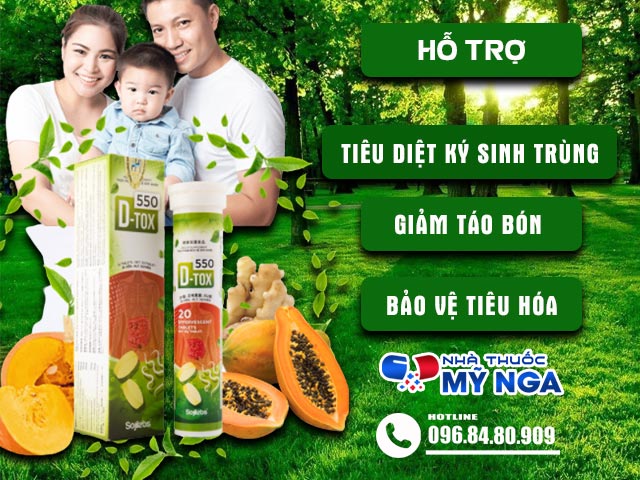 Công dụng của sản phẩm D-Tox 550