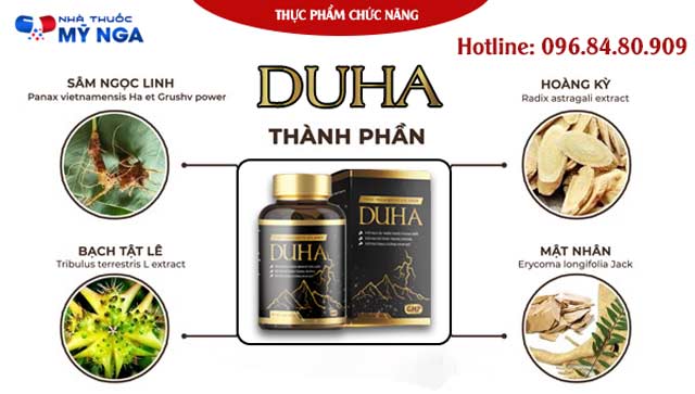 Thành phần của sản phẩm DUHA