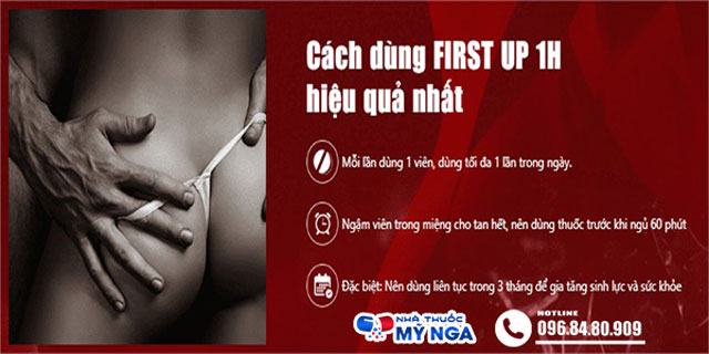 Hướng dẫn sử dụng sản phẩm First Up 1h