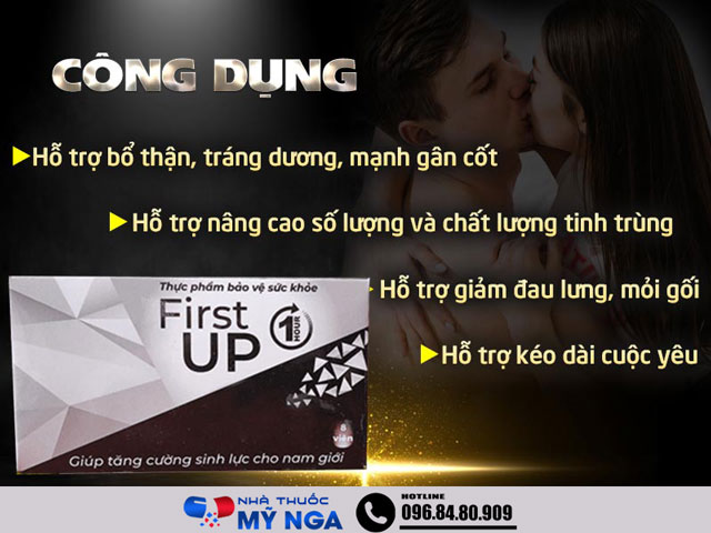 Công dụng của sản phẩm First Up 1h