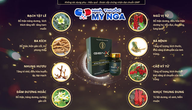 Thành phần của Gen X Gold