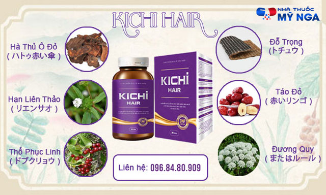 Thành phần của sản phẩm Kichi Hair