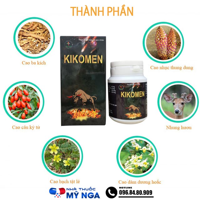 Thành phần của sản phẩm Kikomen