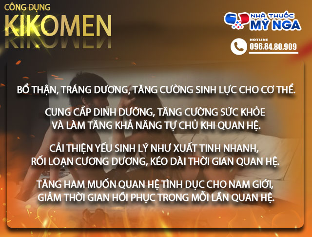 Công dụng của sản phẩm Kikomen