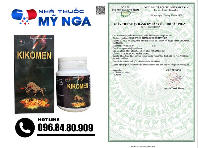Chứng nhận sản phẩm Kikomen