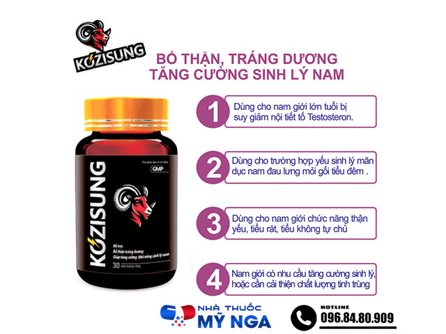Công dụng của sản phẩm KOZISUNG