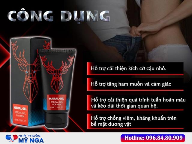 Công dụng của Maral Gel