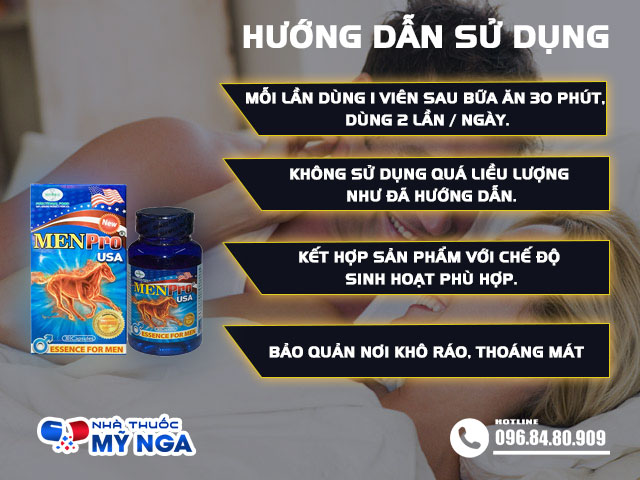 Hướng dẫn sử dụng sản phẩm Menpro USA