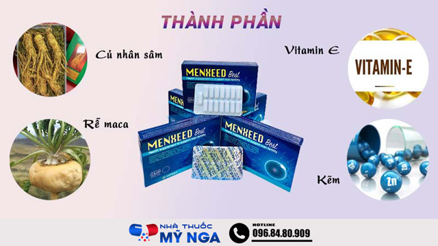 Thành phần của sản phẩm Menxeed Best