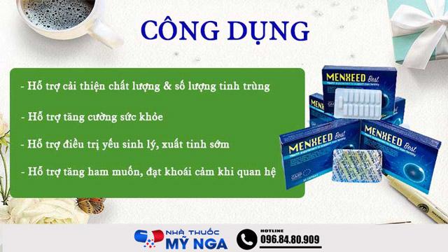 Công dụng của sản phẩm Menxeed Best